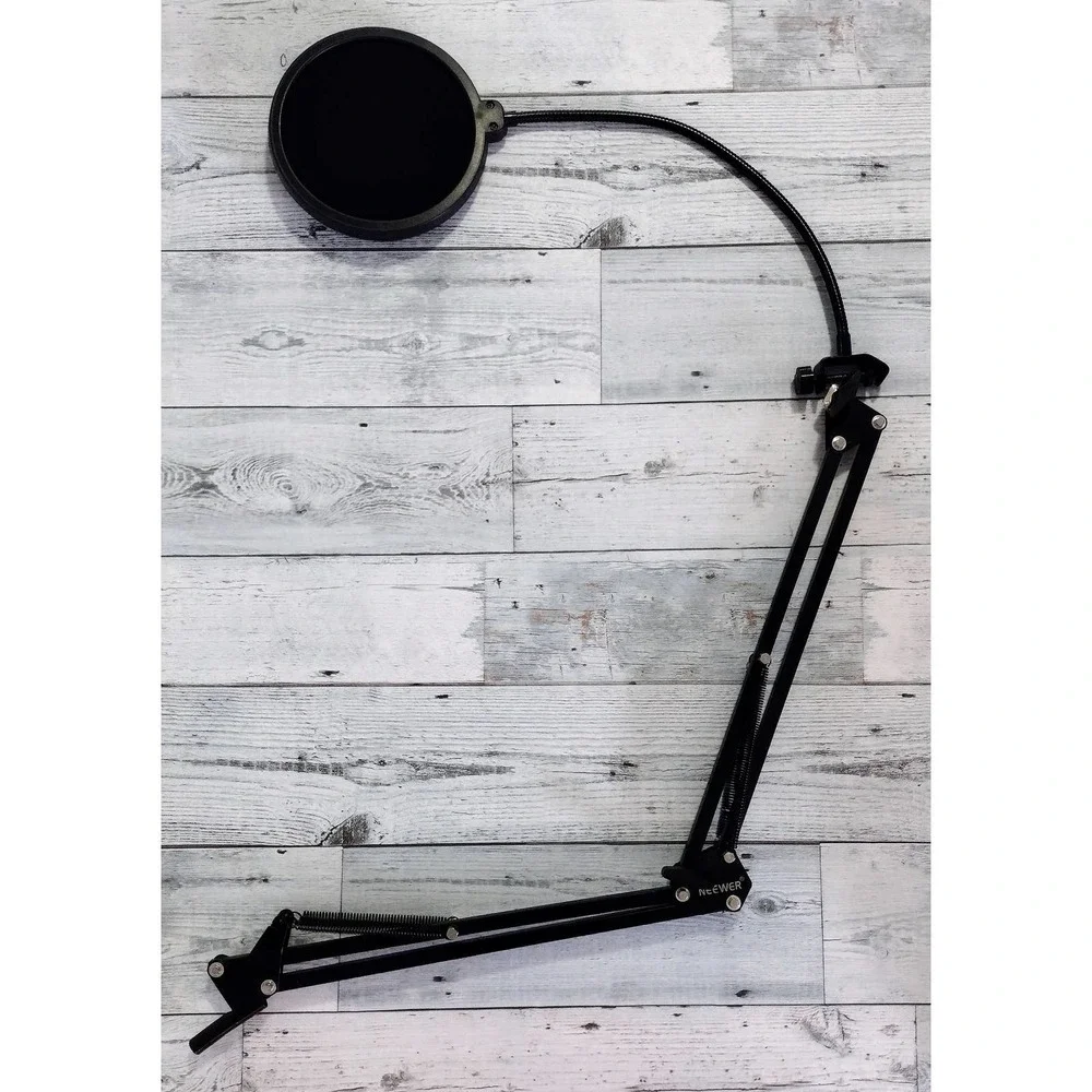 Neewer Scissor Arm & Mic Filter. As Is & As Shown! Black!